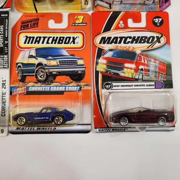 Matchbox Chevy Chevrolet Corvette C6 ZR1 ZR3 Grand Sport Diecast Cars Lot MOC - Picture 4 of 15